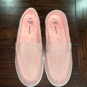 Time and Tru Light Pink Slip-On Shoes